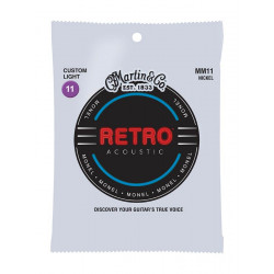 Martin Saitensatz Akustikgitarre Monel Wound, custom light, 011-014-023-031-041-052