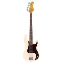 SX 62 vintage P-style electric bass guitar, white
