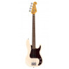 SX 62 vintage P-style electric bass guitar, white