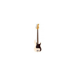 SX 62 vintage P-style electric bass guitar, white
