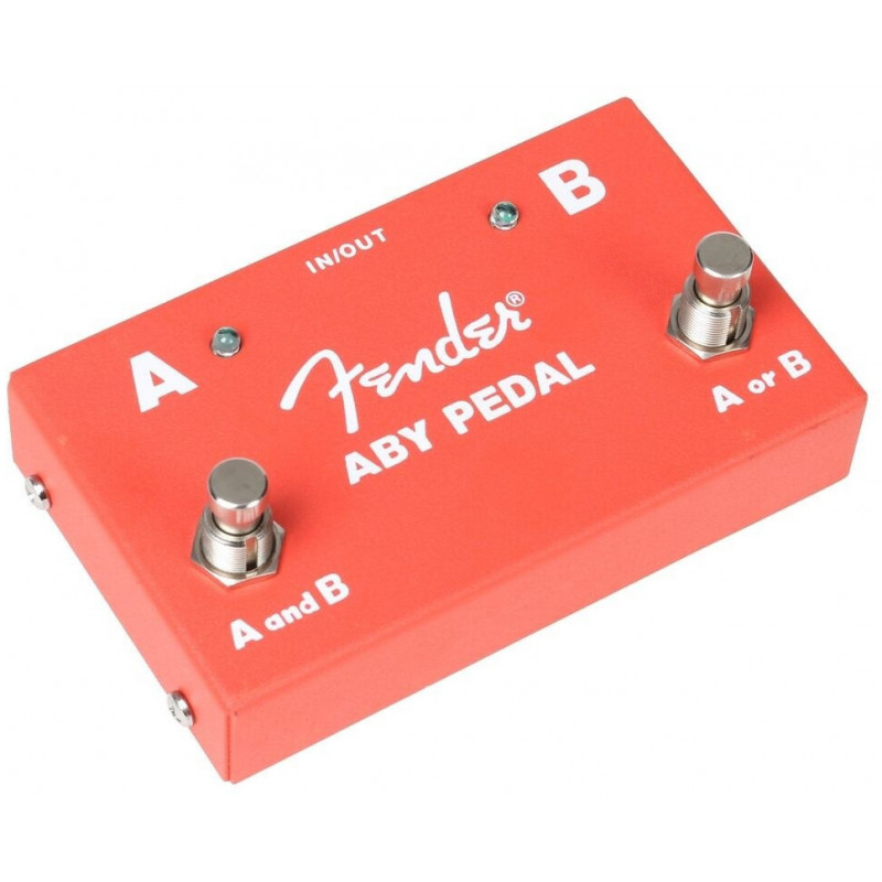 Fender ABY switch pedal, red