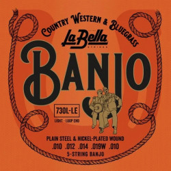 730L-LE La Bella string set 5-string banjo