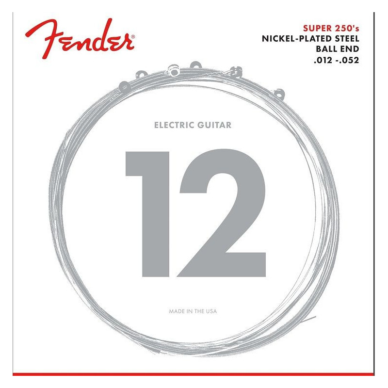 Fender Super 250s 12 string 010/046 E-Git.