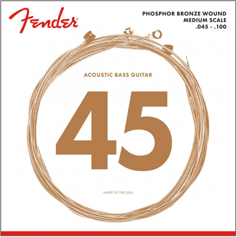 Fender Phosphor Bronze F-7060 Acoustic Bass Str. 32"
