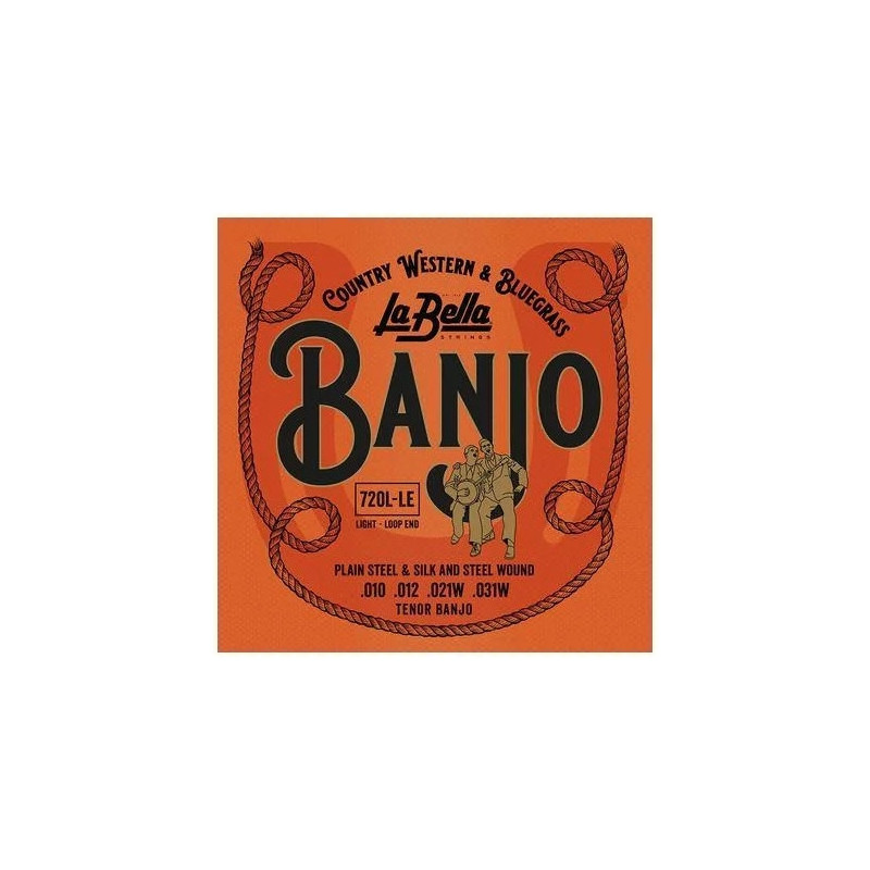 La Bella string set 720L-LE tenor banjo 4 string