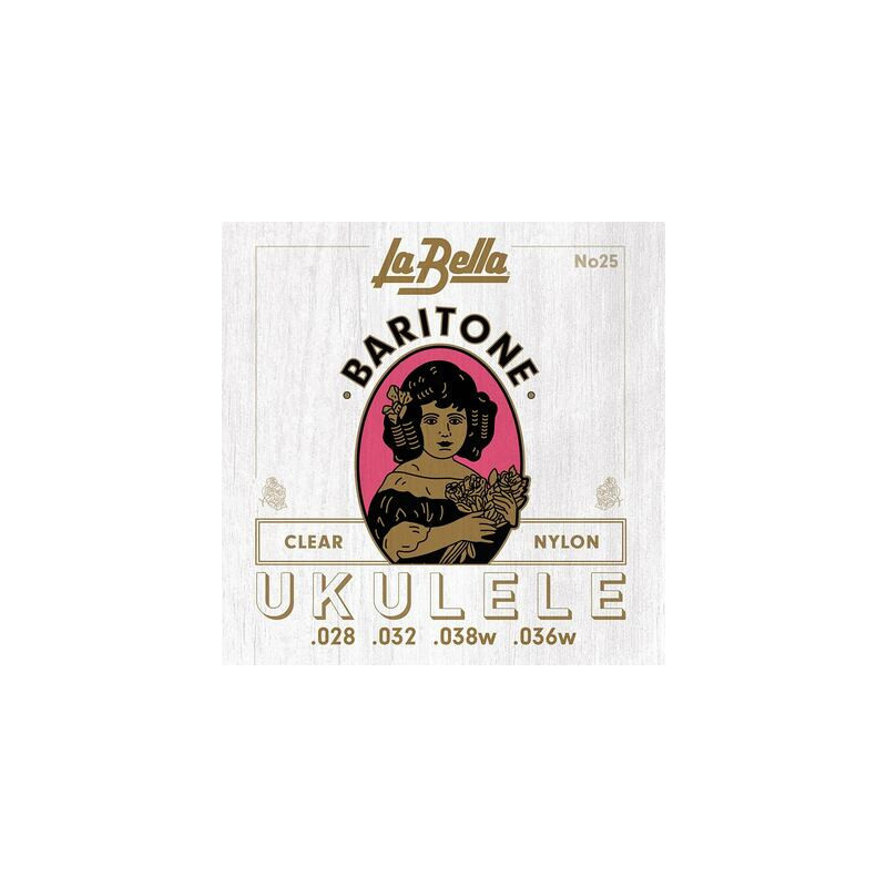 L-25 La Bella Baritone Ukulele Strings black
