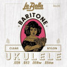 L-25 La Bella Baritone Ukulele Strings black