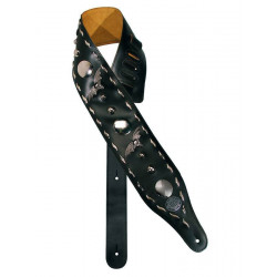 Gaucho Biker Series GST-289-BK guitar strap