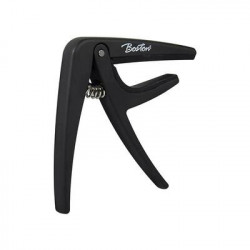 Boston spring loaded capo forklassik guitar, black