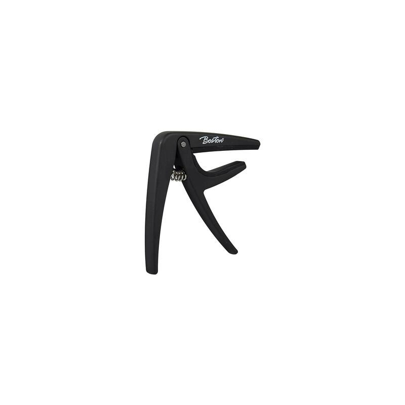 Boston spring loaded capo forklassik guitar, black