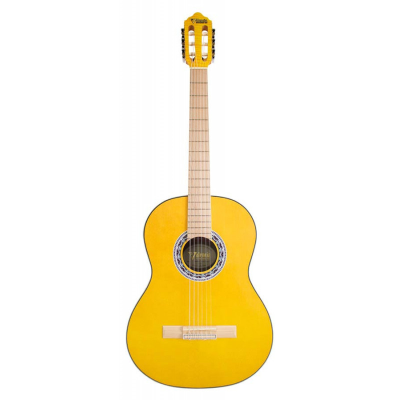Valencia Klassik Gitarre mit Hybrid Neck yellow
