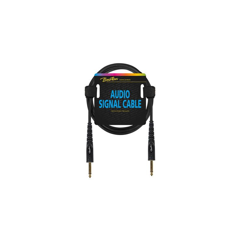 Boston Black Jack instrument cable, 3 meter Winkel Klinke
