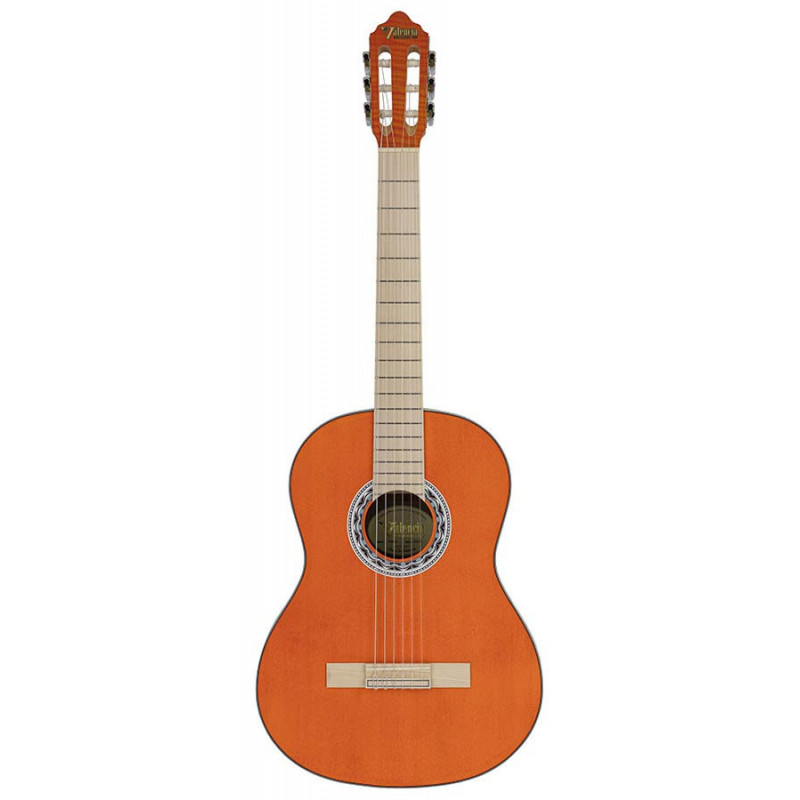 Valencia Klassik Gitarre mit Hybrid Neck orange